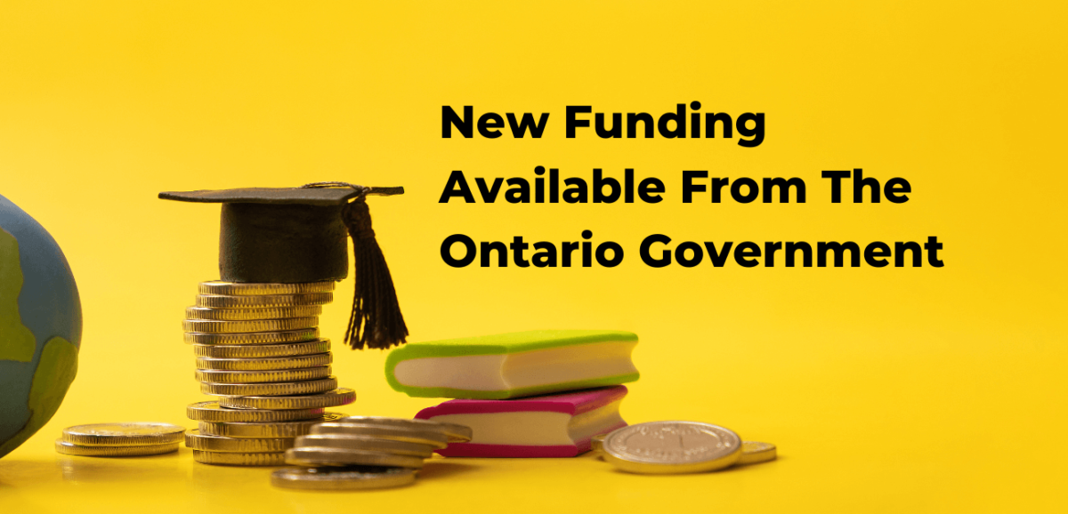 New Funding Available From The Ontario Government