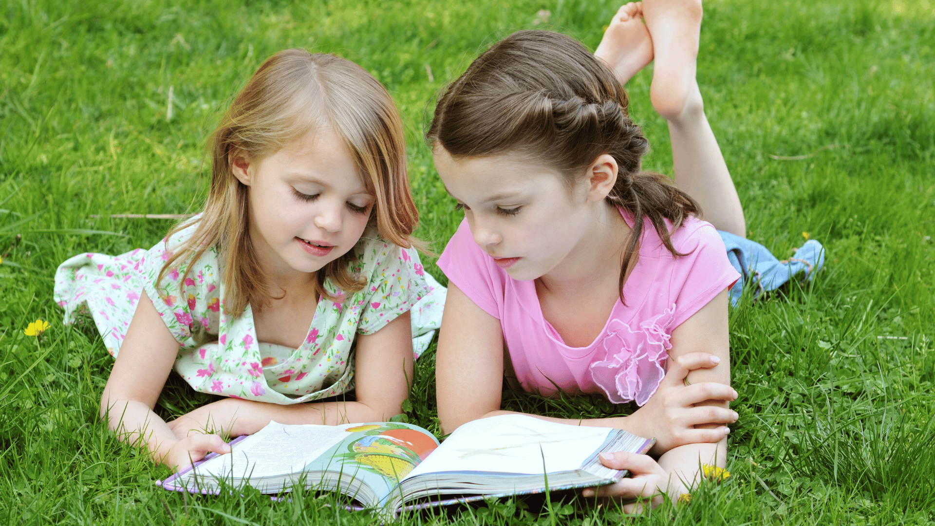 Kids reading-DKM Homeschool Resource