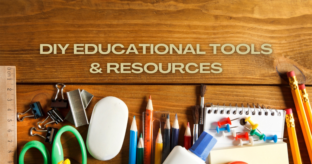 Want to learn about DIY educational tools for your student? Click to learn about our tools and resources for creative homeschooling.