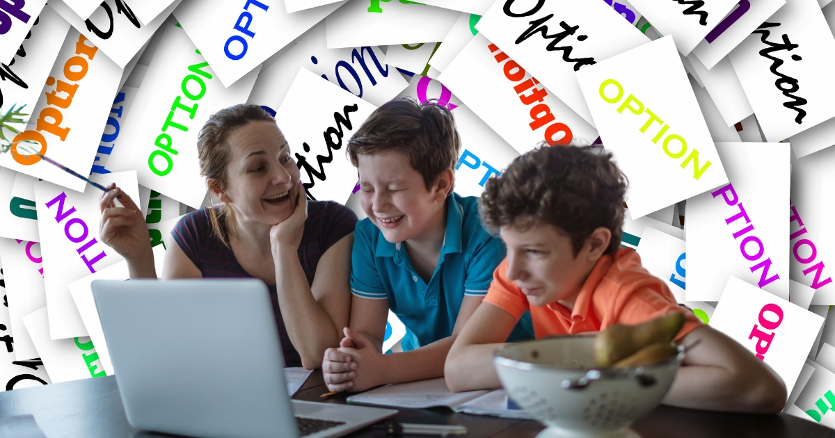 Want to learn about what options you have for your homeschool curriculum? Click to read our ultimate guide to homeschool curriculum options.