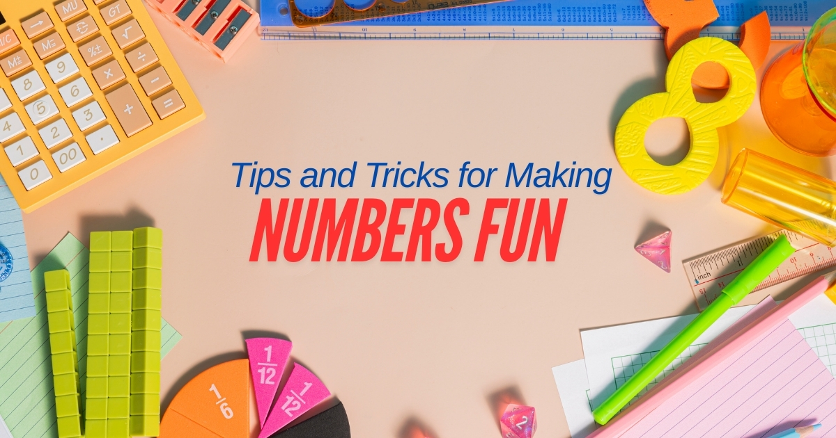 Want to learn how to teach math in an engaging and fun way? Click to learn about our tips for making numbers fun in your homeschool.