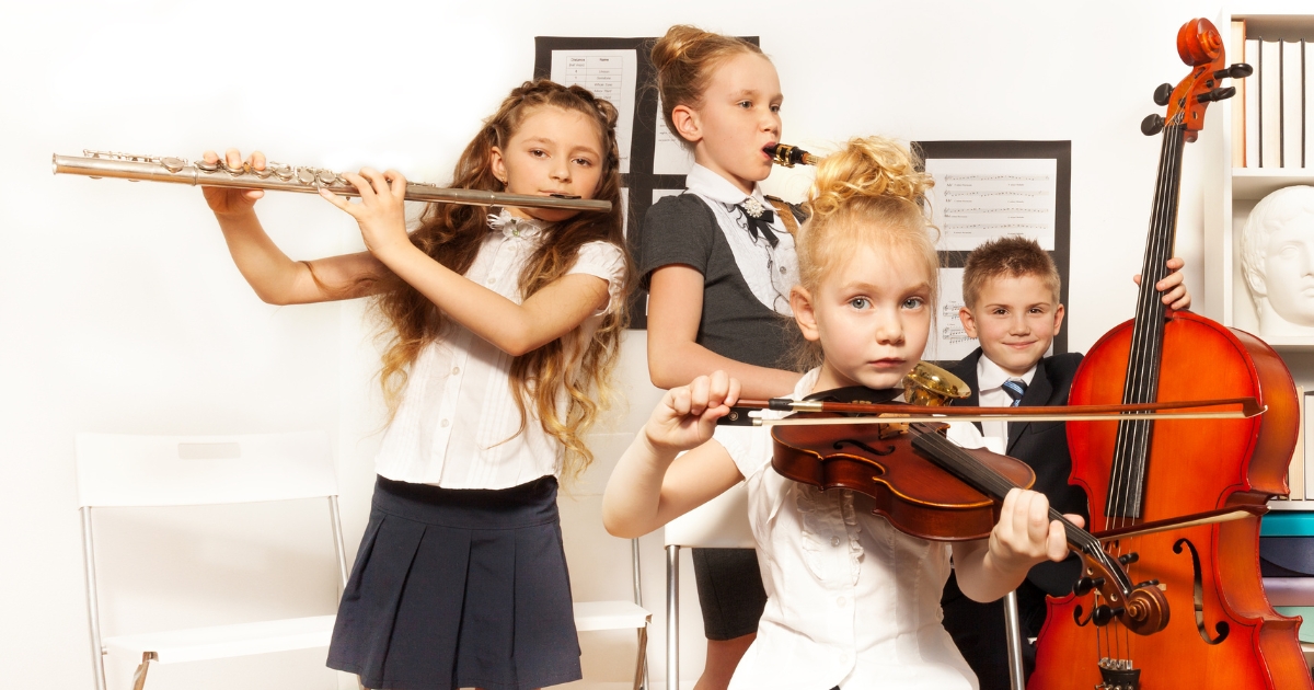 Just like art, music is a powerful tool for fostering creativity and expression in children.