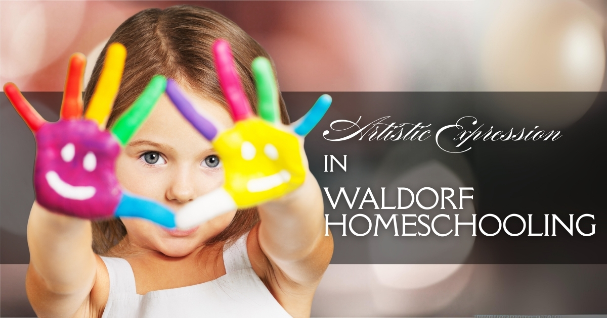 Want to learn how to foster artistic expression in your homeschool student? Click to learn how to promote this expression with the Waldorf method.