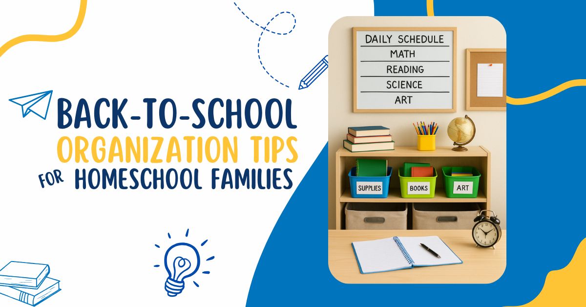 Back-to-School Organization Tips for Homeschool Families - DropKick Math Back-to-School Organization Tips for Homeschool Families