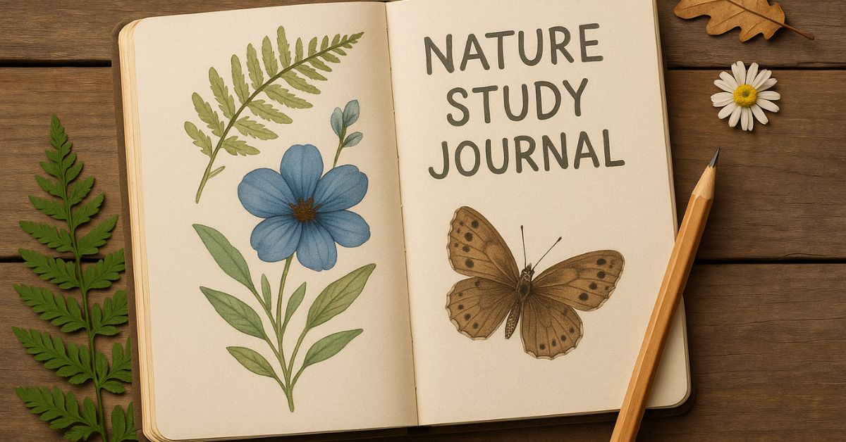 How to Create a Charlotte Mason Inspired Nature Study Journal