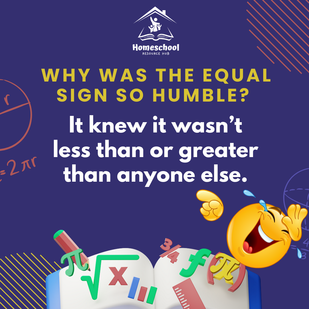 Why was the equal sign so humble?