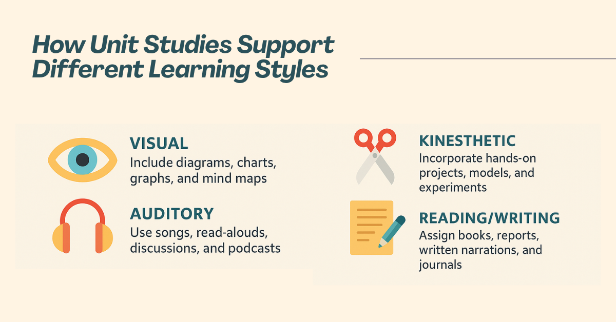 Adapting Unit Studies For Different Learning Styles 