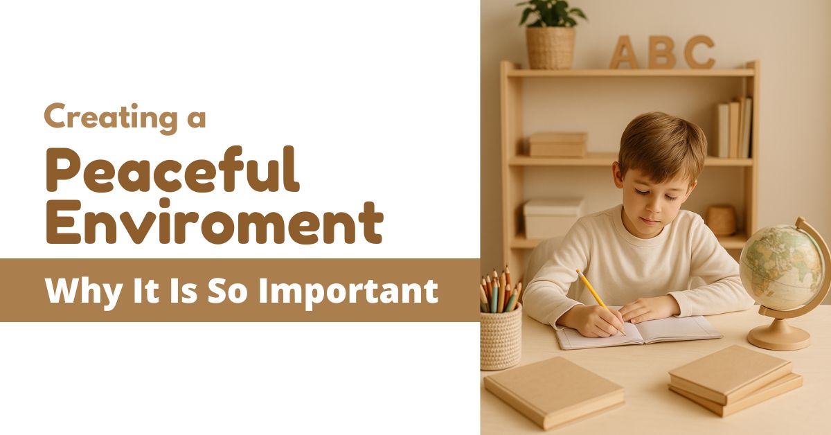 Creating A Peaceful Enviroment For Your Homeschool Child_ Why It Is So Important - DKM Homeschool Resource Creating A Peaceful Enviroment For Your Homeschool Child: Why It Is So Important