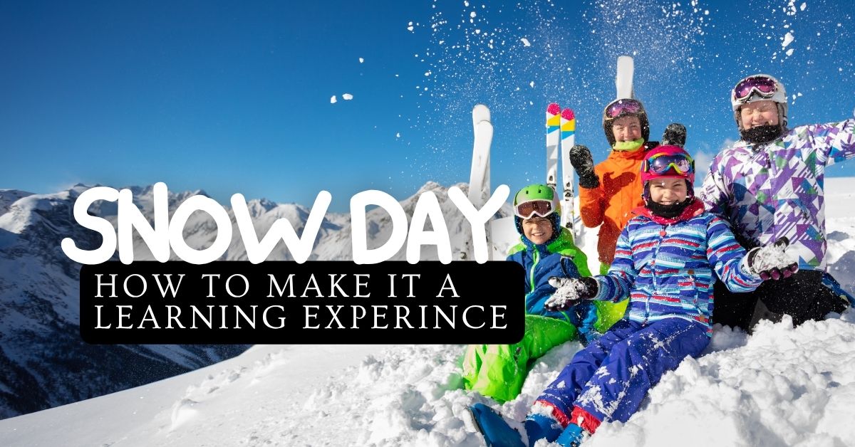 Snow Day How To Make It A Learning Experince - DKM Homeschool Resource Snow Day! How To Make It A Learning Experince